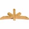 Ekena Millwork Alberta Rough Sawn Timber Gable Bracket, Western Red Cedar, 72"W x 36"H x 6"D x 6"F, 12/12 Pitch GBW072X36X0606ALB00RWR - alternate 5